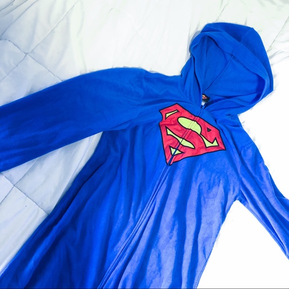 DC Comics Superman Zip-Up Onesie - Picture 1 of 7